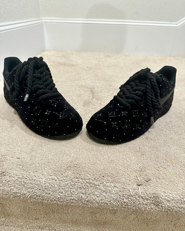 Rhinestone velvet af1