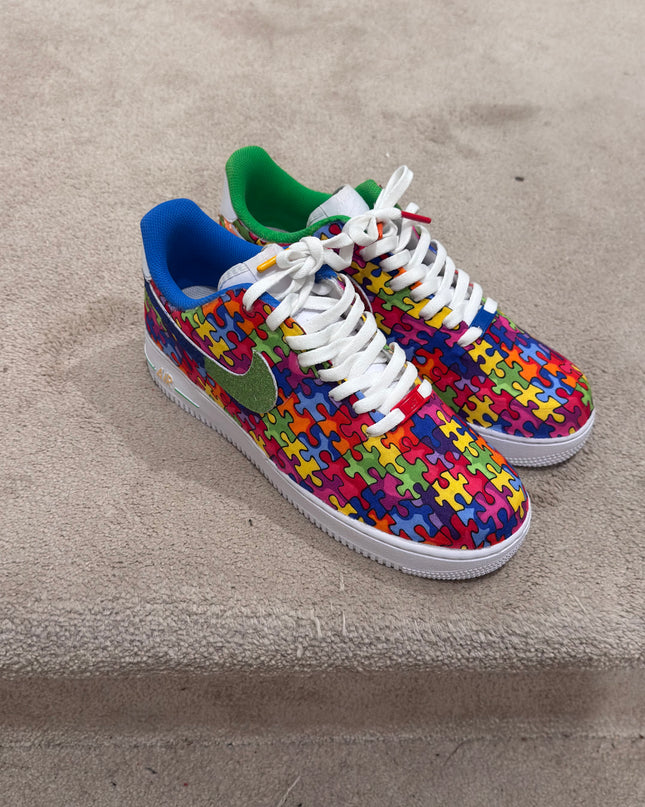 Autism Awareness Glitter Custom AF1