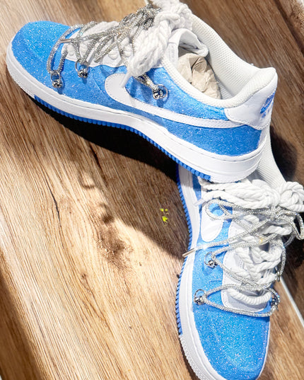 CUSTOM BABY BLUE GLITTER