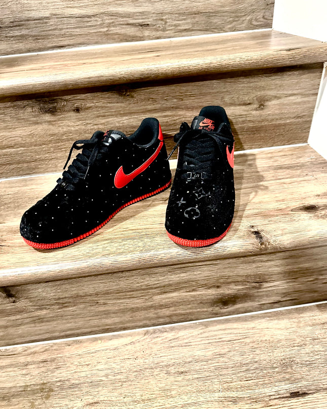 Rhinestones velvet af1