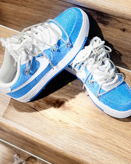CUSTOM BABY BLUE GLITTER
