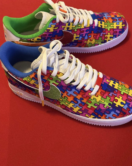 Autism Awareness Glitter Custom AF1