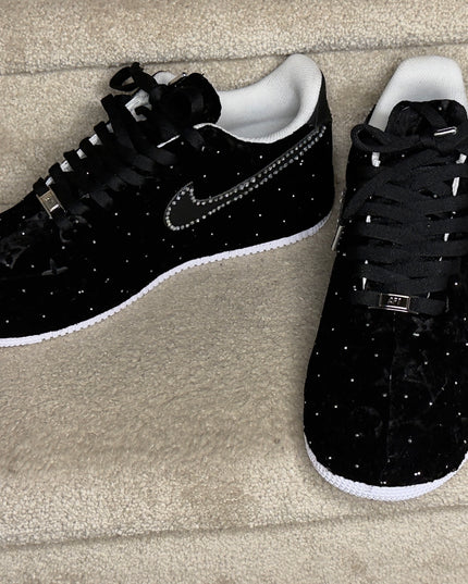 Black Rhinestone lv  AF1