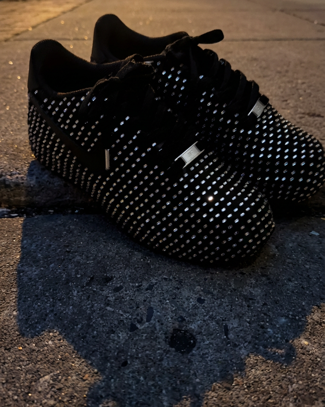 Black Rhinestone AF1