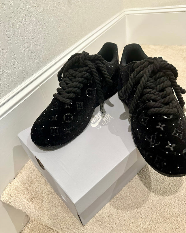 Rhinestone velvet af1