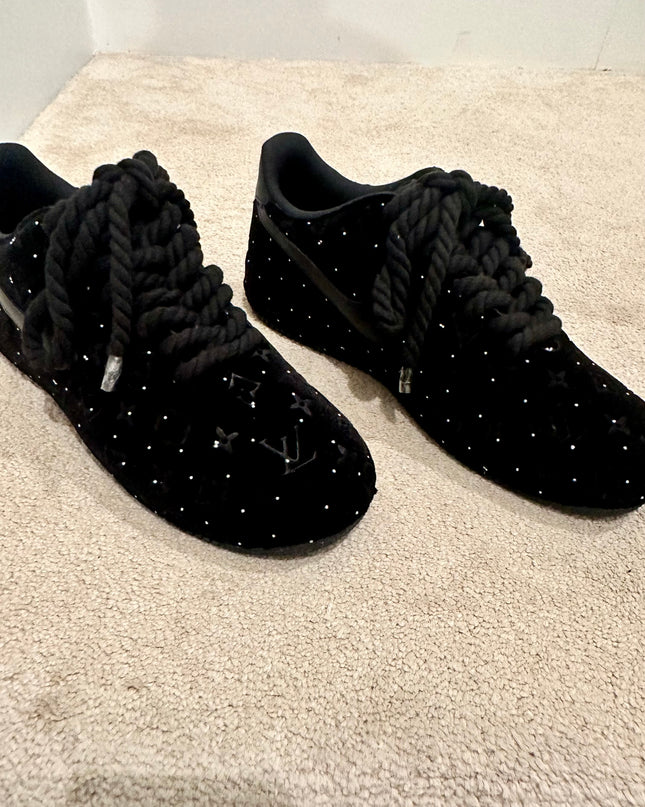 Rhinestone velvet af1