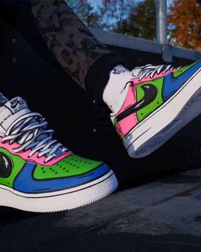 Nike Air Force 1 Custom Low Cartoon - MQ Customs