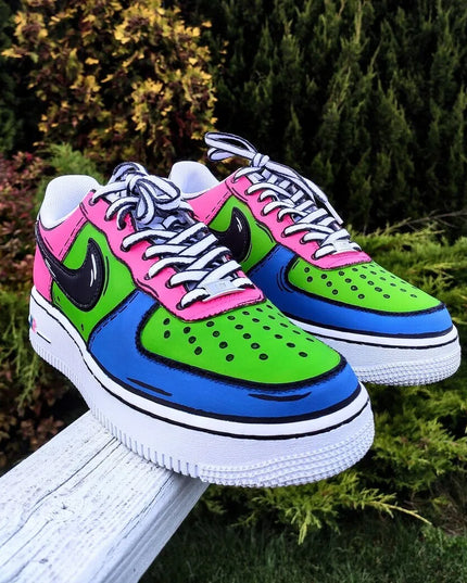 Nike Air Force 1 Custom Low Cartoon - MQ Customs