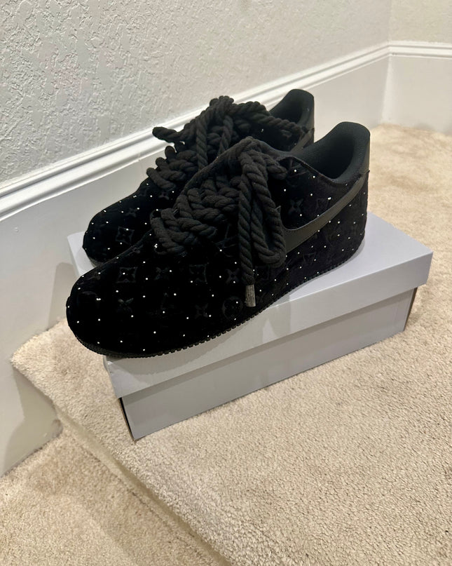 Rhinestone velvet af1