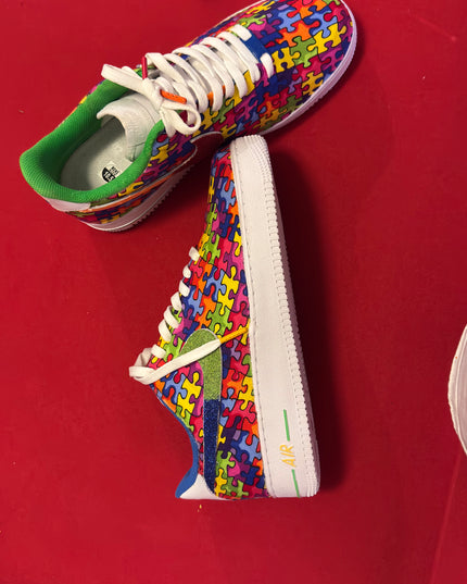 Autism Awareness Glitter Custom AF1