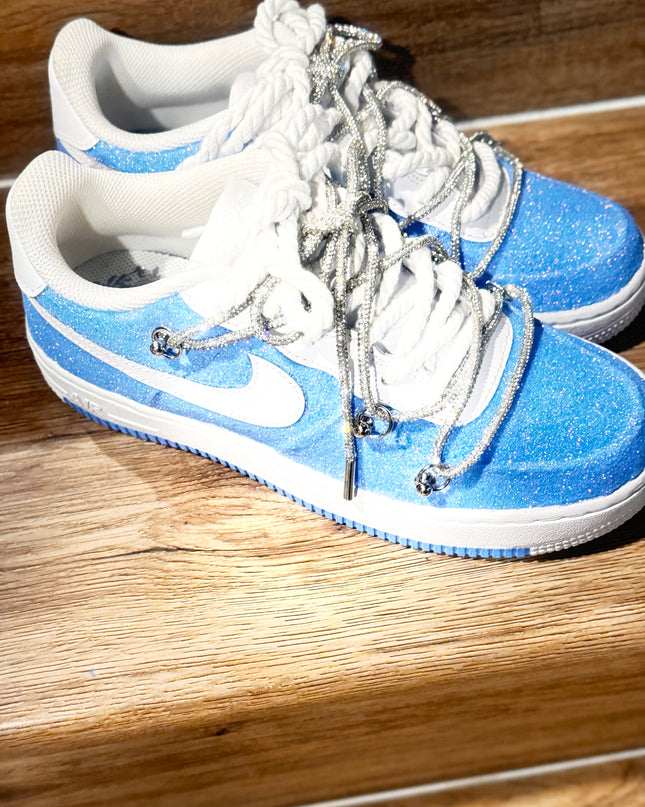 CUSTOM BABY BLUE GLITTER