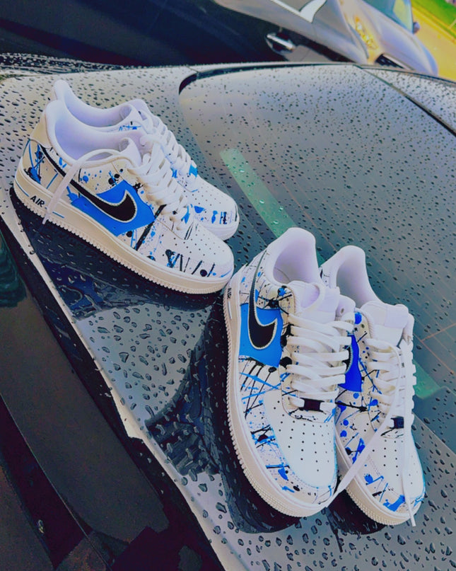 Unc Blue Splatter - MQ Customs