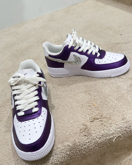 CUSTOM PURPLE RHINESTONES