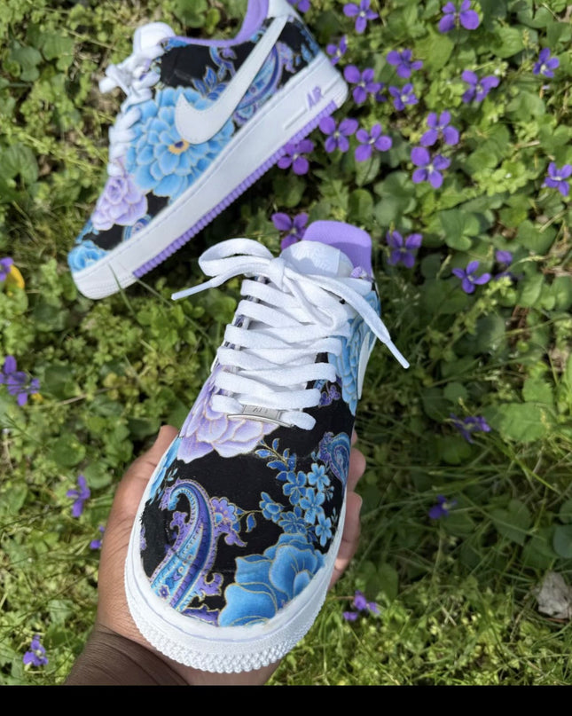 PURPLE FLORA CUSTOM AF1