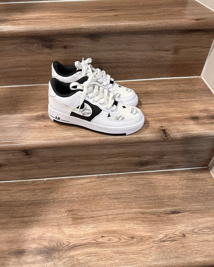 Black & White  AF1 M - MQ Customs