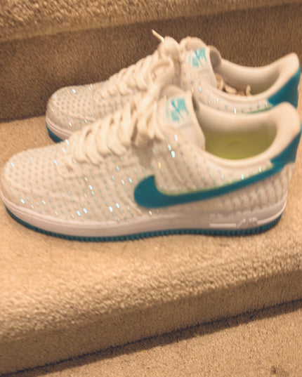 White Rhinestone af1