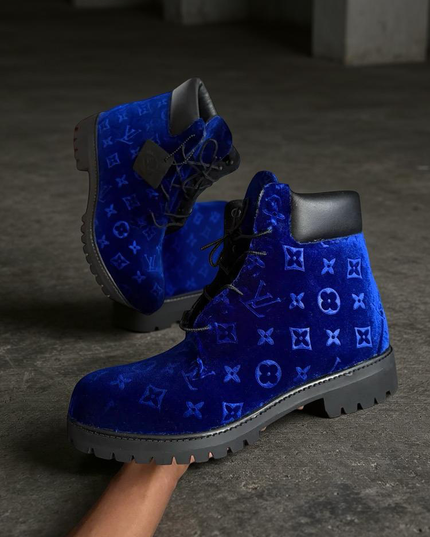 Nipsey Blue  Custom Timberlands