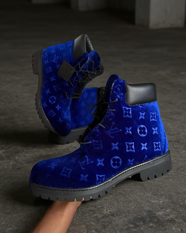 Nipsey Blue  Custom Timberlands