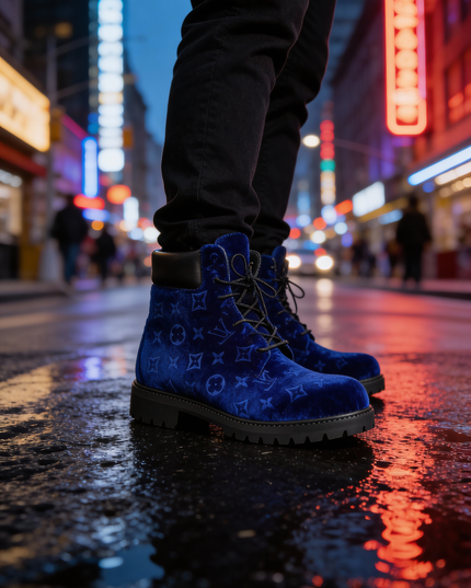 Nipsey Blue  Custom Timberlands