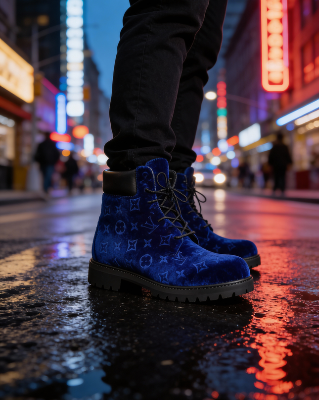 Nipsey Blue  Custom Timberlands