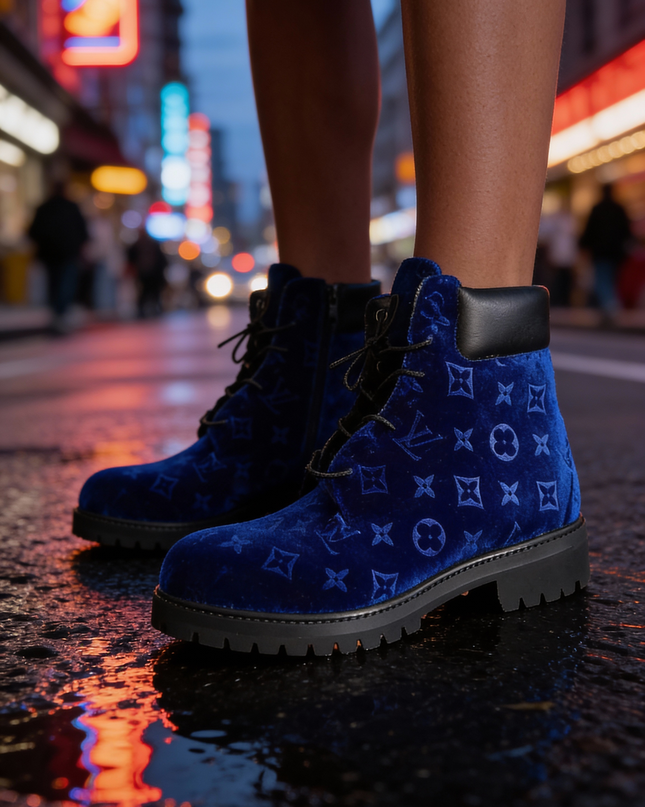 Nipsey Blue  Custom Timberlands