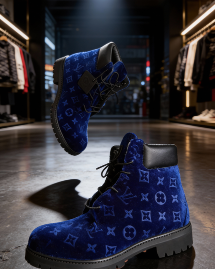 Nipsey Blue  Custom Timberlands