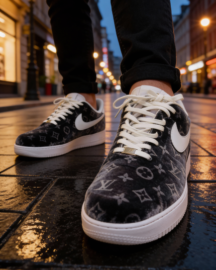Grey Velvet AF1