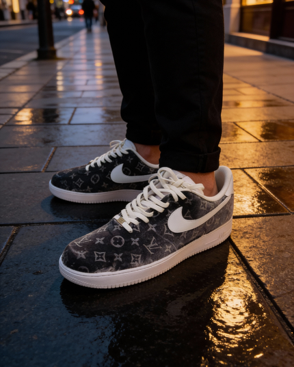 Grey Velvet AF1