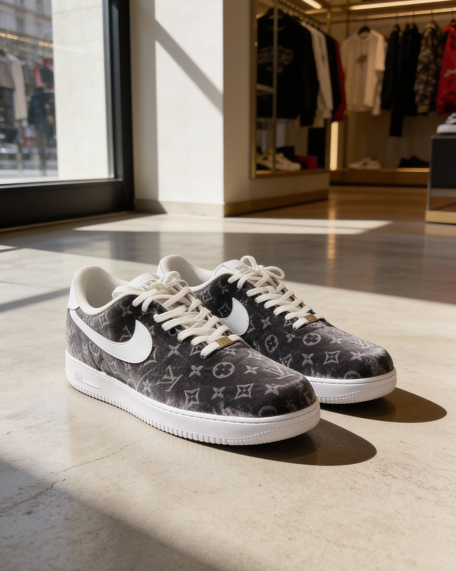 Grey Velvet AF1