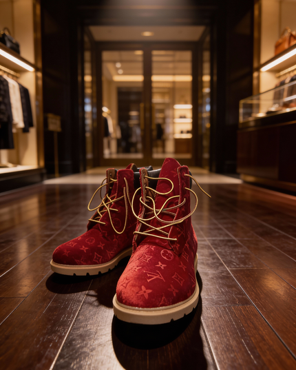Velvet candy apple timberlands