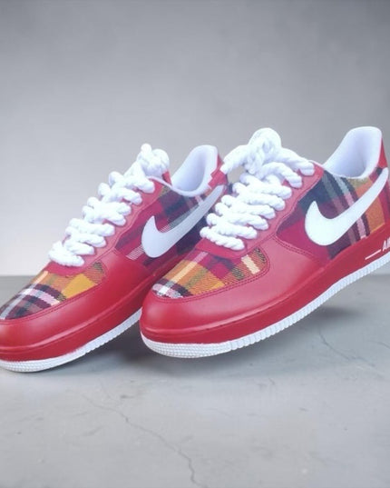 CUSTOM RED PLAID