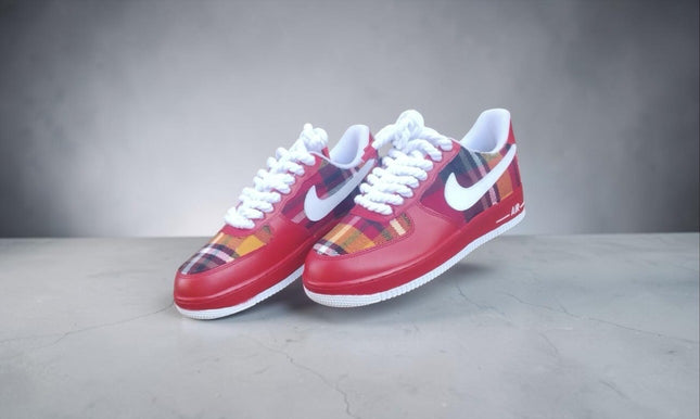 CUSTOM RED PLAID