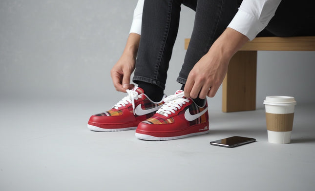 CUSTOM RED PLAID