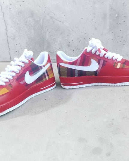 CUSTOM RED PLAID