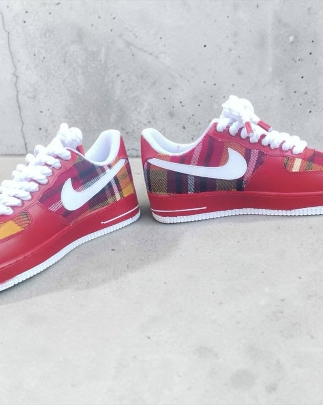 CUSTOM RED PLAID