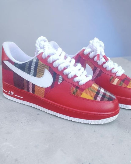 CUSTOM RED PLAID