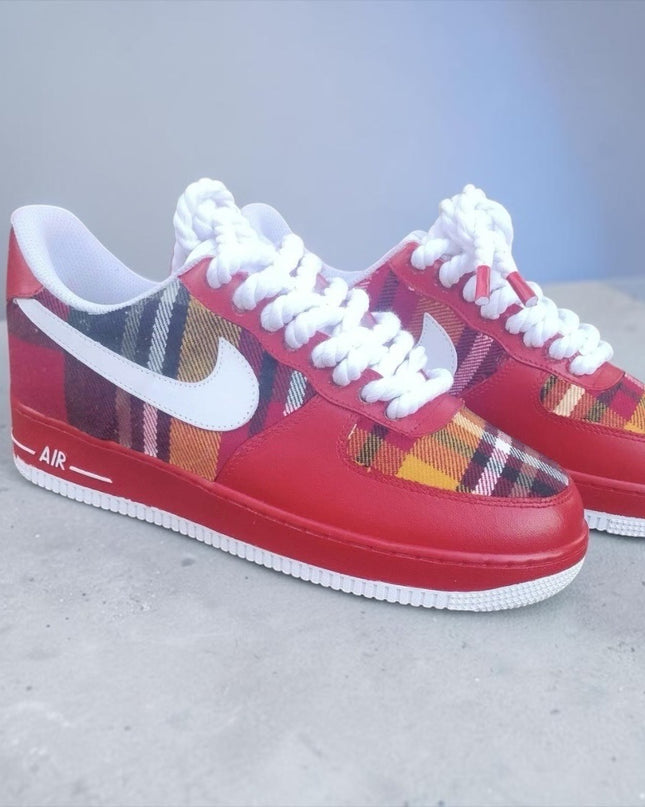 CUSTOM RED PLAID
