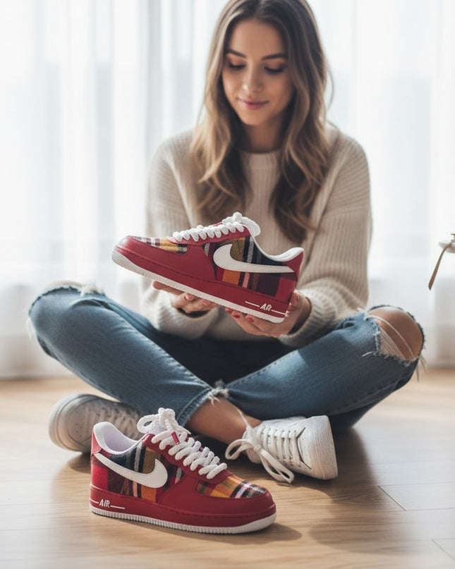 CUSTOM RED PLAID