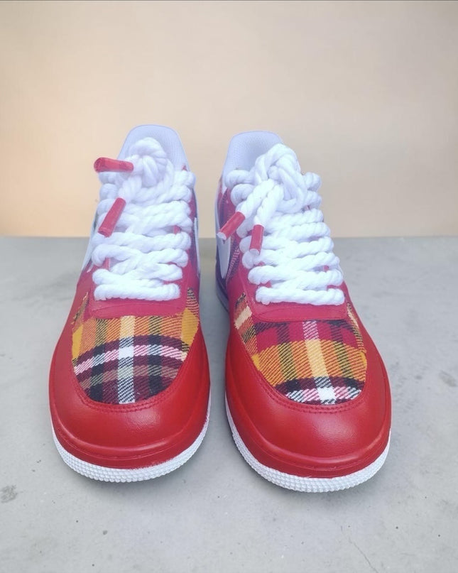 CUSTOM RED PLAID