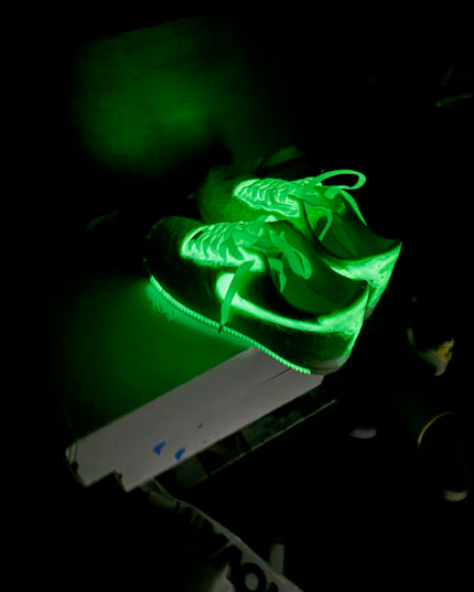 SPRITE Glitter AF1 ..GLOW IN THE DARK - MQ Customs