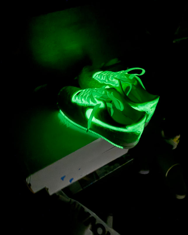 SPRITE Glitter AF1 ..GLOW IN THE DARK - MQ Customs