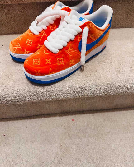 Orange and blue skies velvet CUSTOM AF1