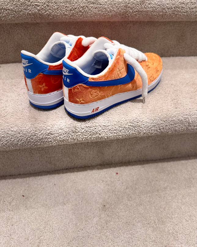 Orange and blue skies velvet CUSTOM AF1