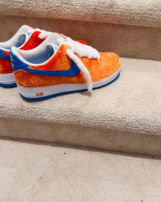 Orange and blue skies velvet CUSTOM AF1