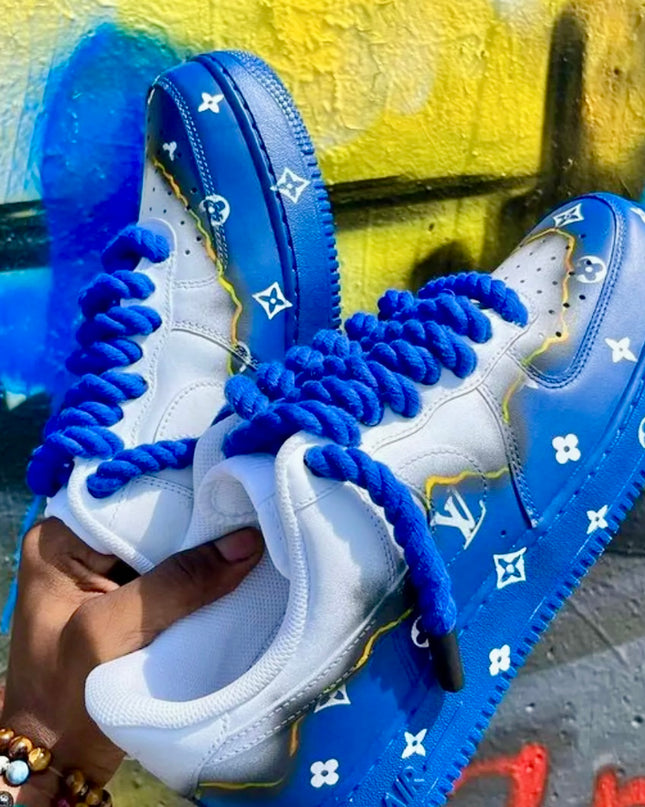 Deep Blue burn AF1