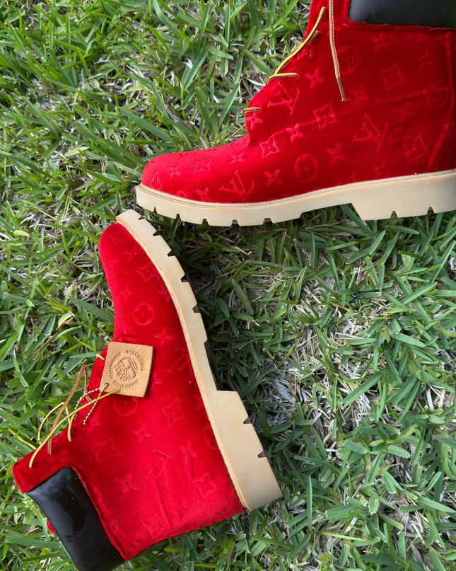 Velvet candy apple timberlands