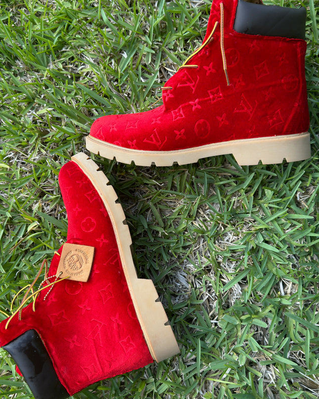 Velvet candy apple timberlands