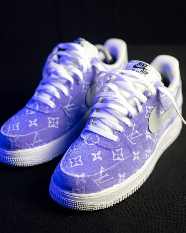 Purple Rain velvet AF1