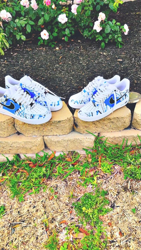 Unc Blue Splatter - MQ Customs