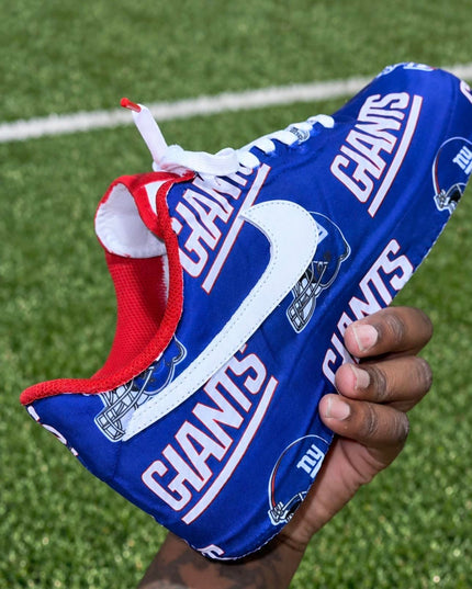 New York Giants Pattern Custom Air Force 1 Sneakers, view 1